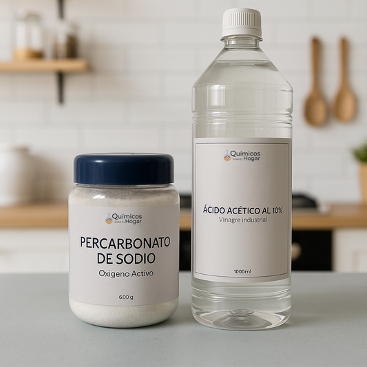 Combo 1: Percarbonato de Sodio + Ácido Acético al 10%