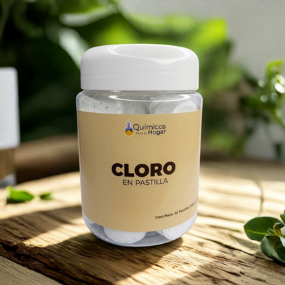 Cloro en Pastillas 600 g (Aprox. 30 pastillas)