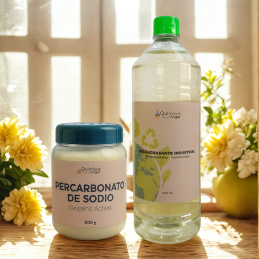 Combo 3 Percarbonato de sodio 600g + Desengrasante Industrial 1000mL